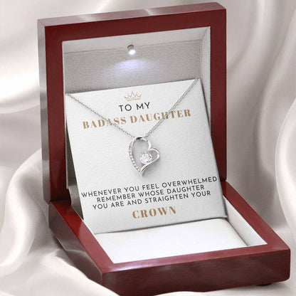 To My Badass Daughter Necklace