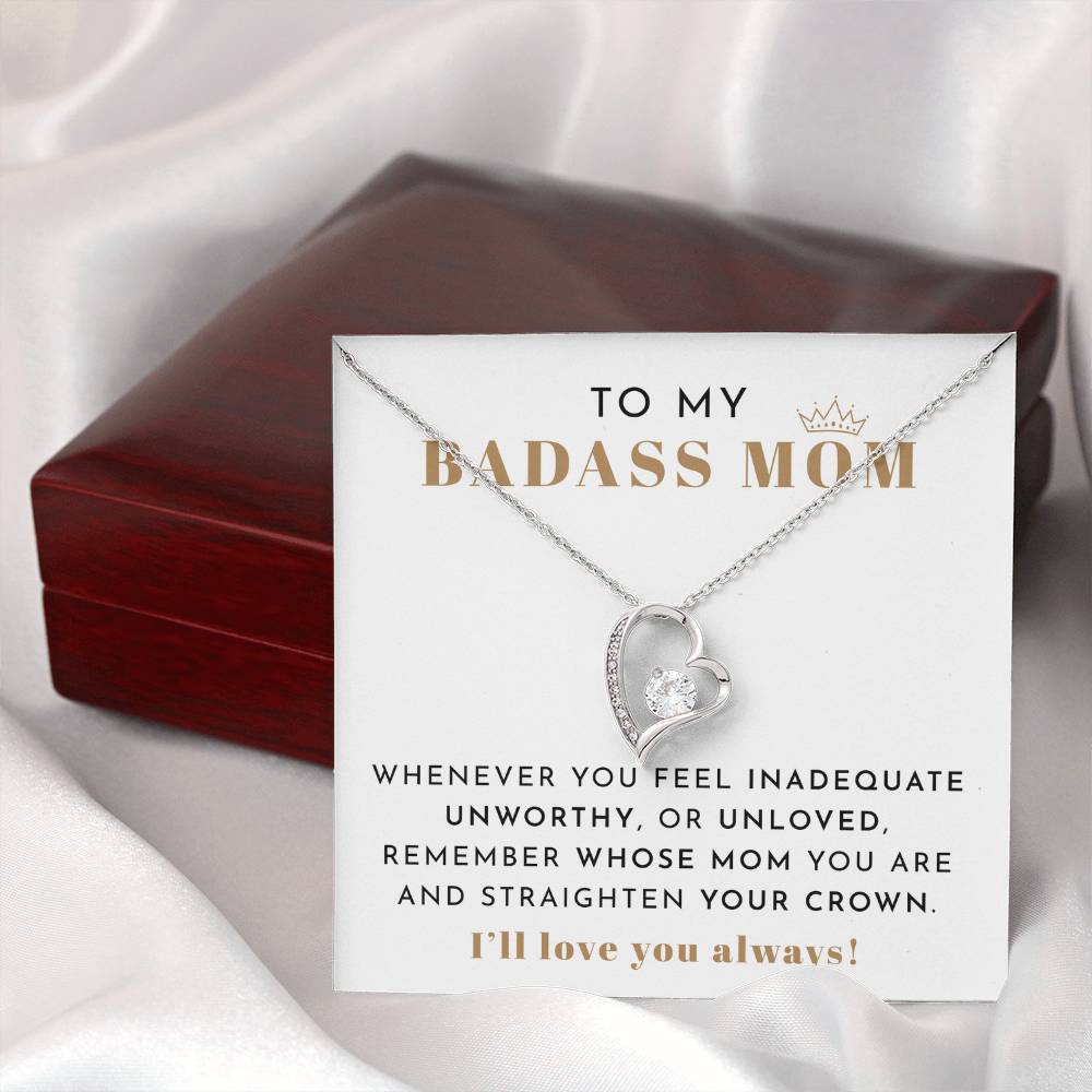 To My Badass Mom Necklace