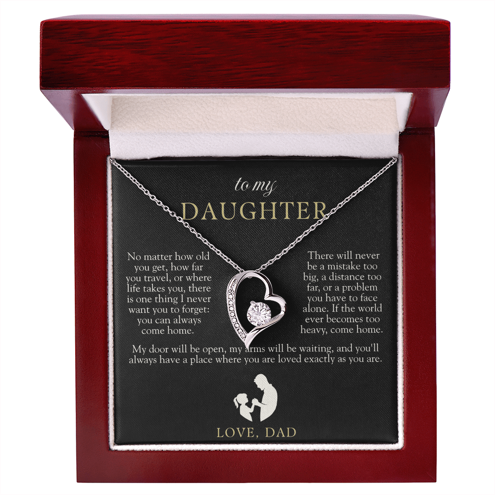 To My Daughter From Dad | Come Home Necklace