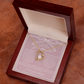 To My Granddaughter | My Heart is Always With You Necklace Blush