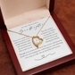 To My Granddaughter Heart Necklace | Loved Beyond Measure