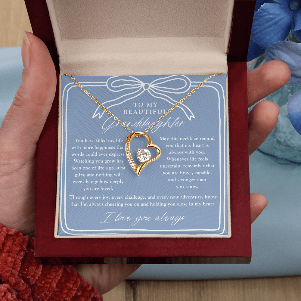 To My Granddaughter | My Heart Is Always With You Dusty Blue