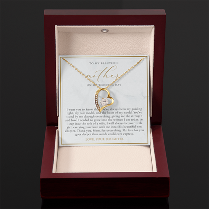 Mother Of The Bride Gift - Forever Love Necklace