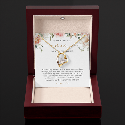 Mother Of The Bride Gift - Heart Necklace