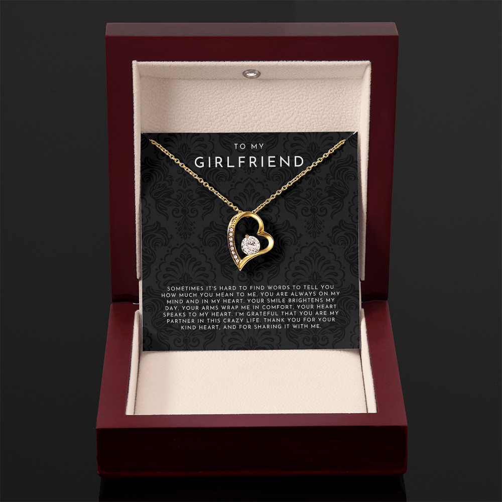 To My Girlfriend - Heart Necklace
