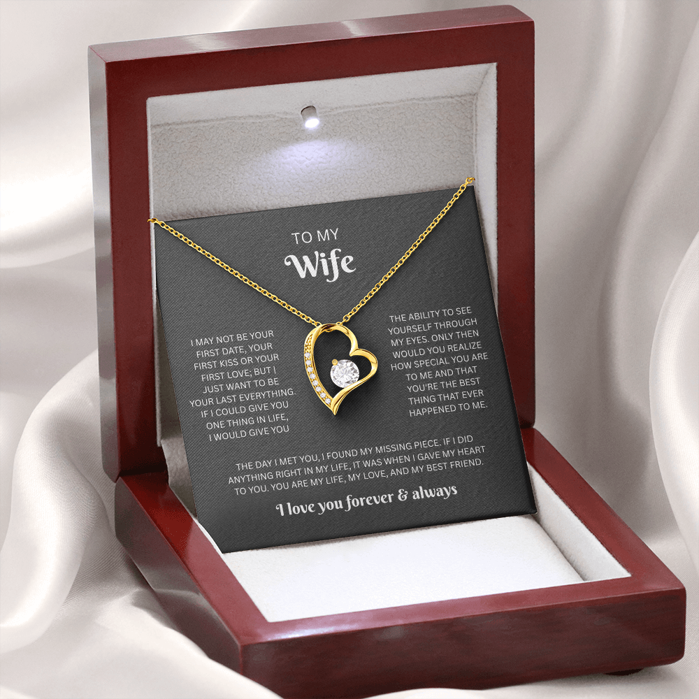 To My Wife (Forever Heart Necklace)