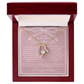 To My Granddaughter | My Heart is Always With You Necklace Blush