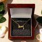 Girlfriend Love Necklace | The First I Love You Not The Last  Black Lace