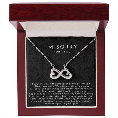 I'm Sorry Apology Infinite Hearts Necklace | The Strongest Bonds