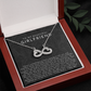 Girlfriend Infinite Love Necklace | The First I Love You Black Lace