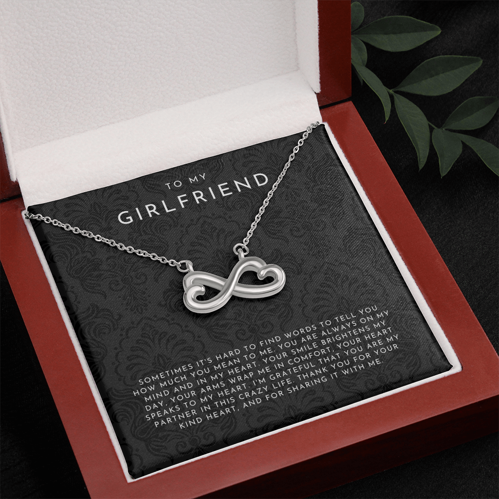 To My Girlfriend - Infinite Hearts Necklace