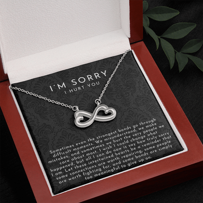 I'm Sorry Apology Infinite Hearts Necklace | The Strongest Bonds