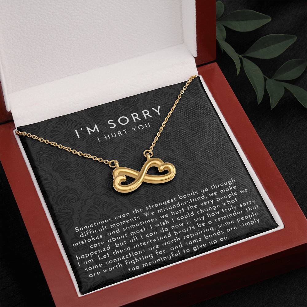 I'm Sorry Apology Infinite Hearts Necklace | The Strongest Bonds