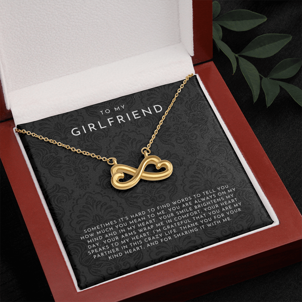 To My Girlfriend - Infinite Hearts Necklace