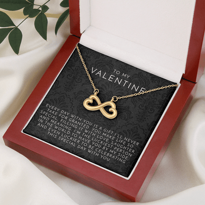 To My Valentine Endless Love Necklace
