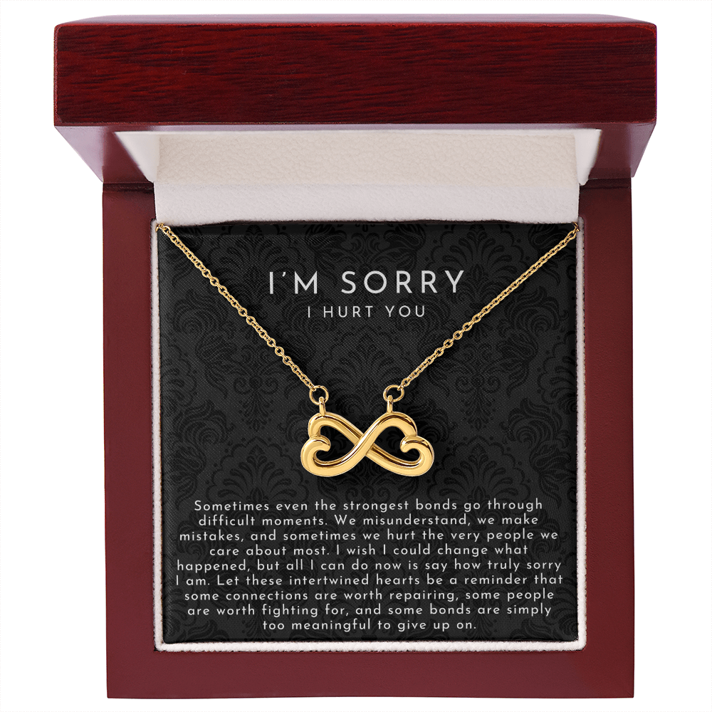 I'm Sorry Apology Infinite Hearts Necklace | The Strongest Bonds