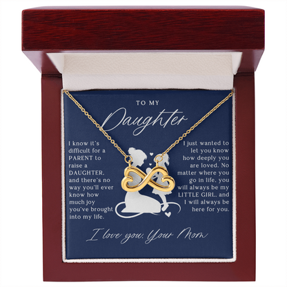 To My Daughter - Infinity Love Necklace