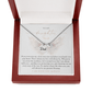 To My Daughter From Dad | With You Always Memorial Necklace