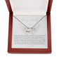 To My Child From Dad | Love Too Powerful Memorial Necklace