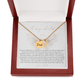 To My Child From Dad | Love Too Powerful Memorial Necklace