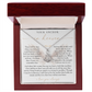 Anchor In Heaven Memorial Necklace