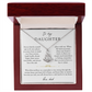 To Daughter From Dad Anchor Necklace | Safe Harbor