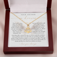 Anchor In Heaven Memorial Necklace
