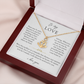 To My Love Long Distance Necklace | Anchored To You