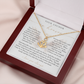 Anchor In Heaven Memorial Necklace