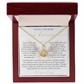 Anchor In Heaven Memorial Necklace