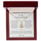 To Daughter From Dad Anchor Necklace | Safe Harbor