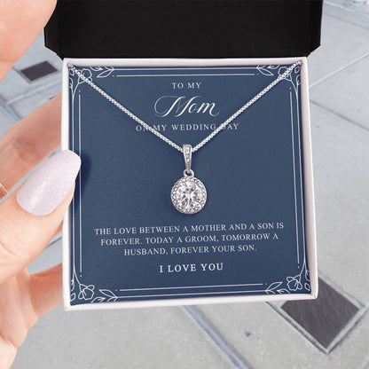 Mother Of The Groom From Son Necklace | The Love Between Navy & Floral