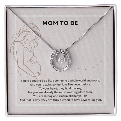 Mom To Be - Mother's Embrace Necklace