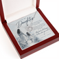 To My Daughter (There Will Come A Day) Crown Necklace