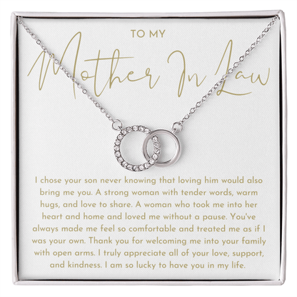 Mother In Law Gift - Perfect Pair Necklace