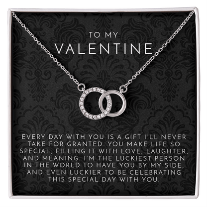 To My Valentine Perfect Pair Necklace