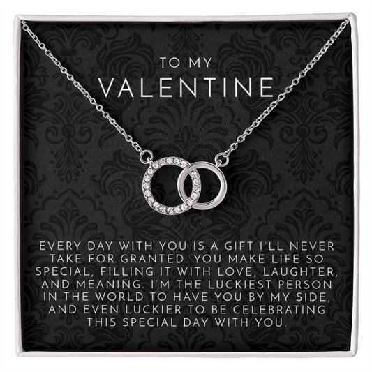 To My Valentine Perfect Pair Necklace