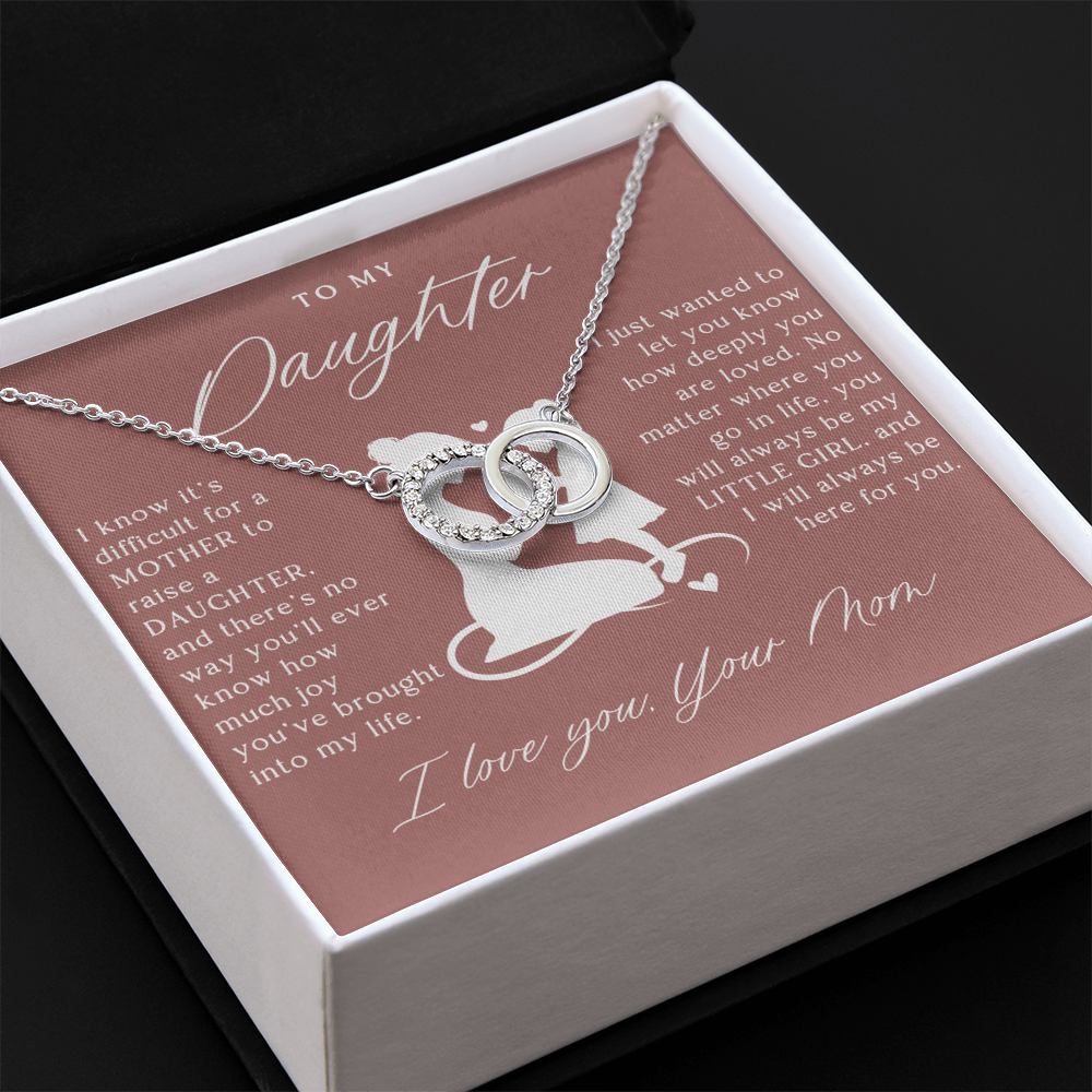 To My Daughter From Mom - Forever Linked Necklace