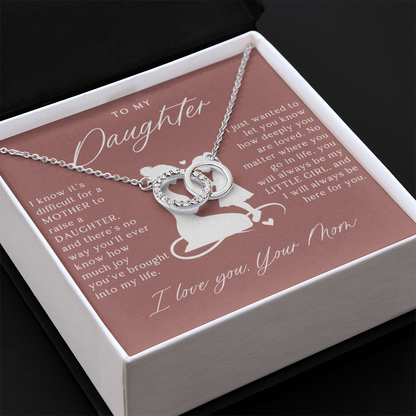To My Daughter From Mom - Forever Linked Necklace