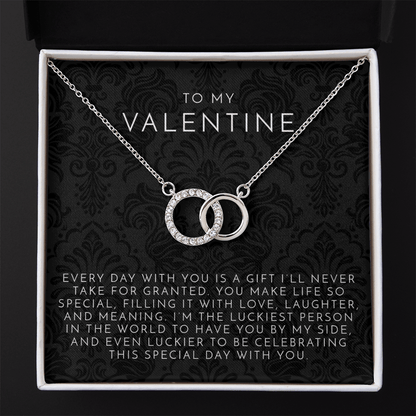 To My Valentine Perfect Pair Necklace