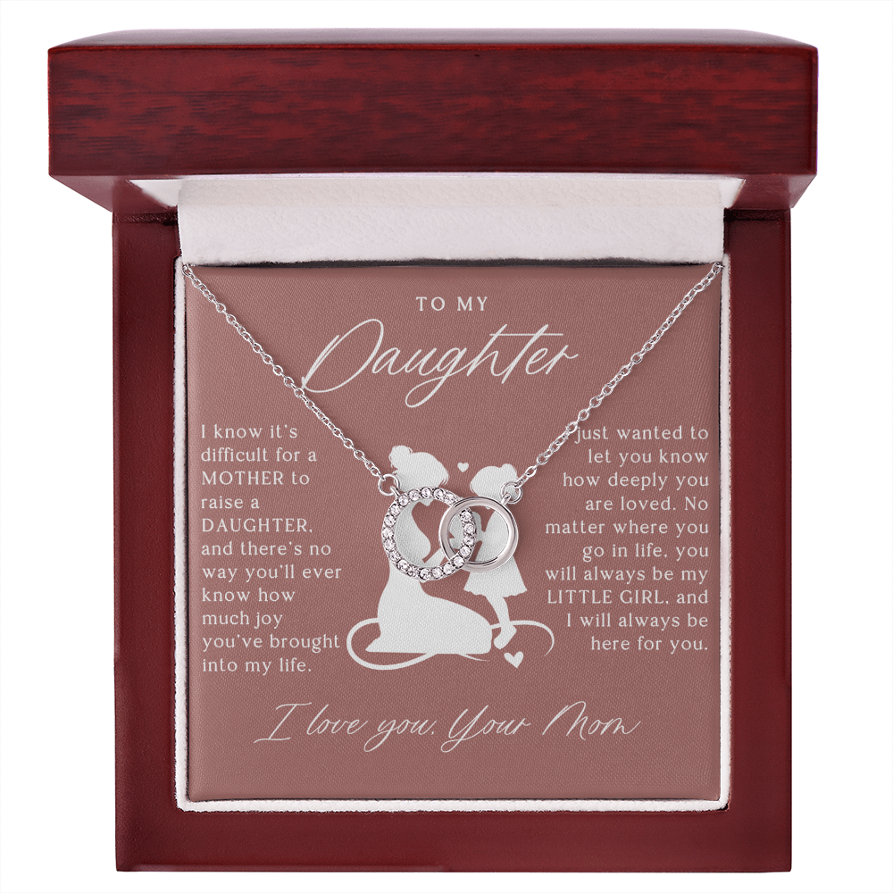 To My Daughter From Mom - Forever Linked Necklace