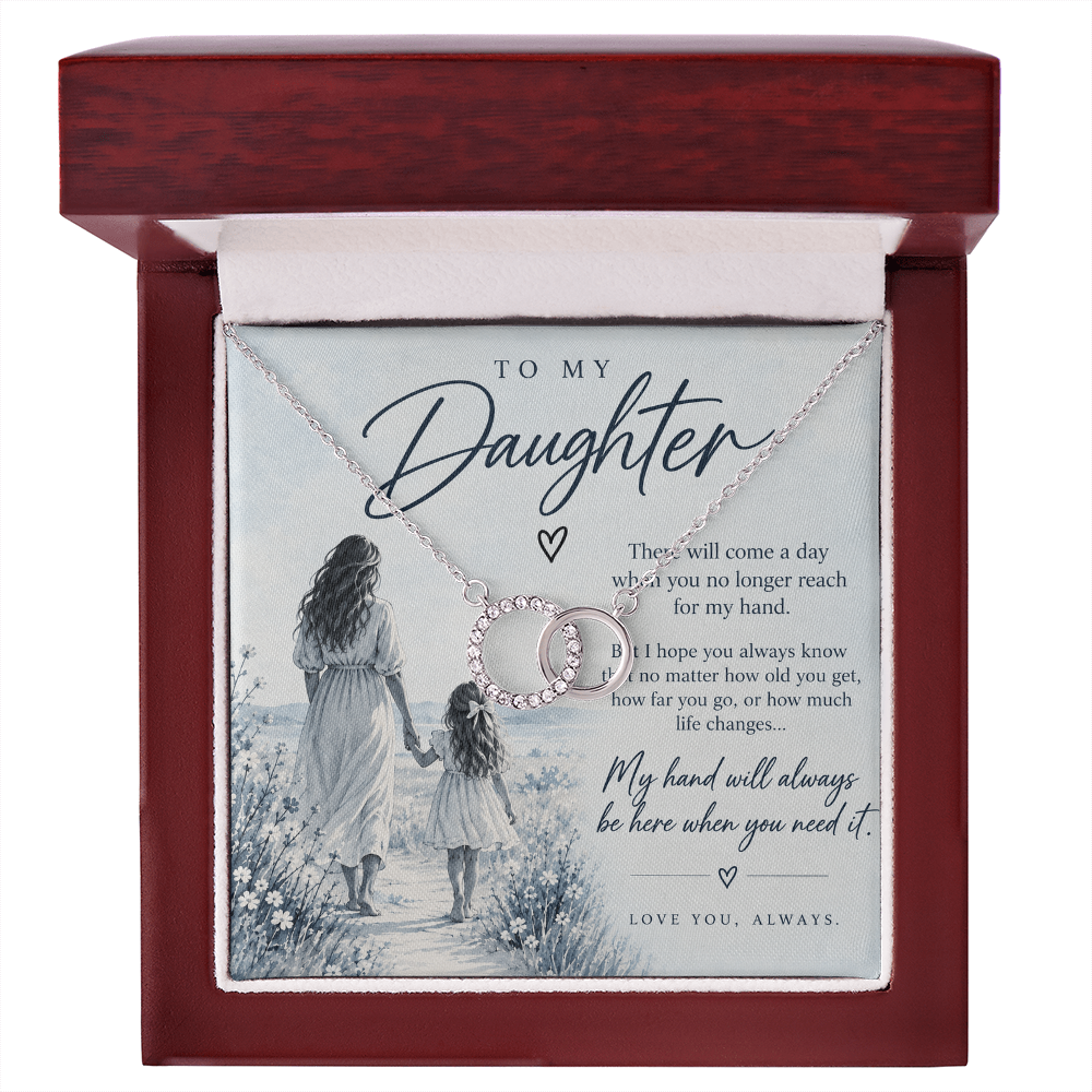 To My Daughter (There Will Come A Day) Forever Linked Necklace