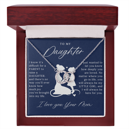 To My Daughter - Forever Linked Necklace
