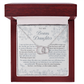 To My Bonus Daughter (A Place In My Heart) Dusty Blue Chinoiserie