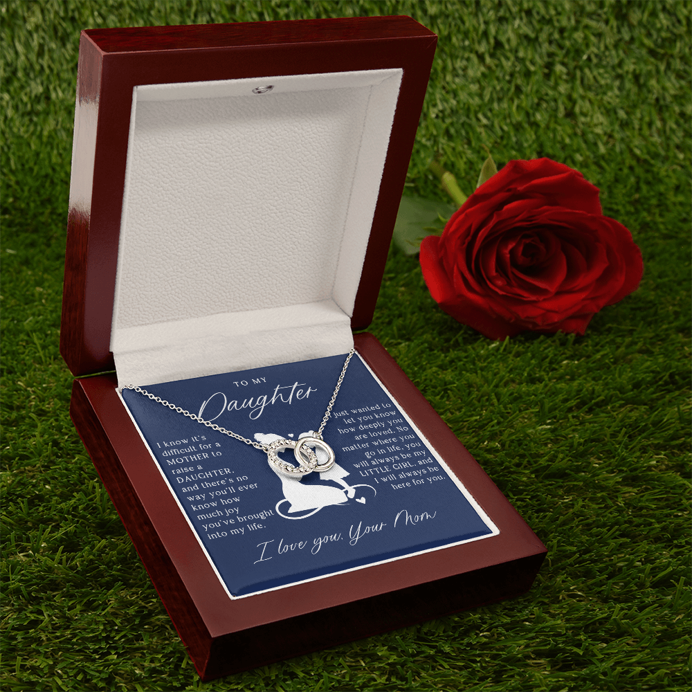 To My Daughter From Mom - Forever Linked Necklace