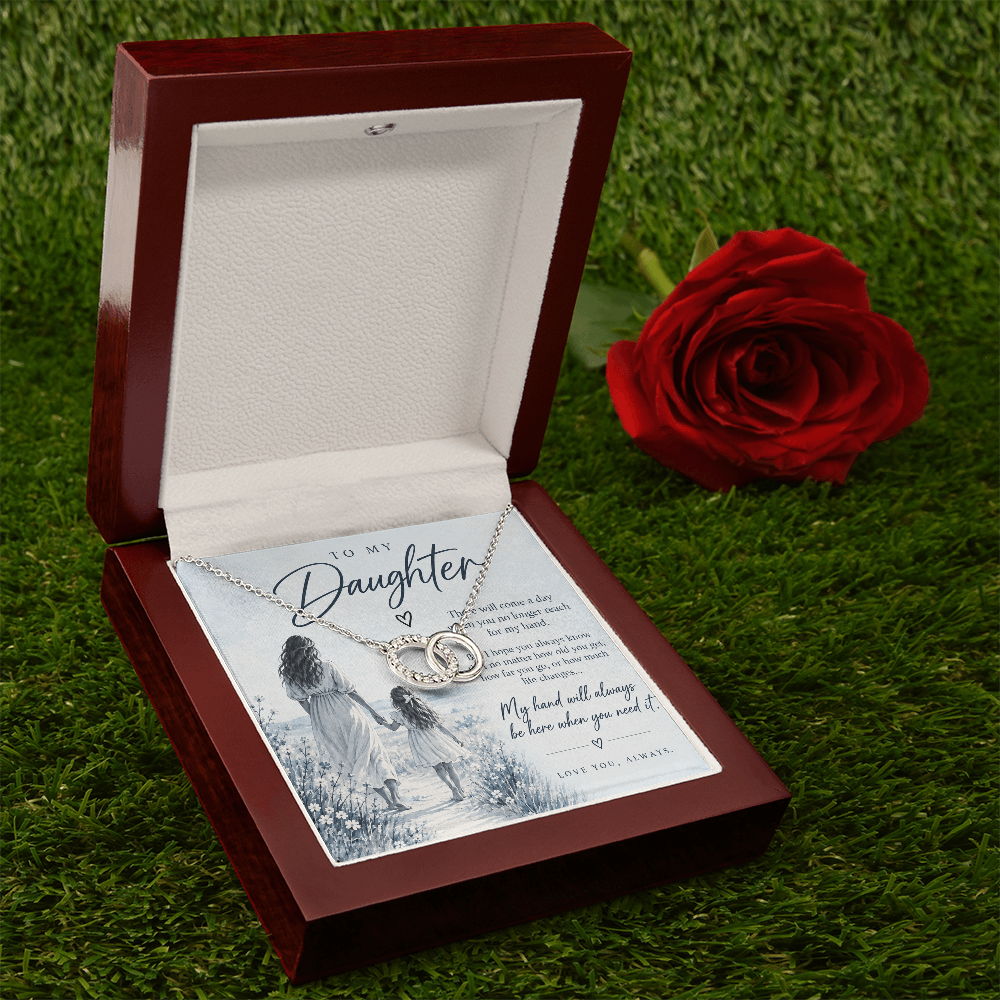 To My Daughter (There Will Come A Day) Forever Linked Necklace
