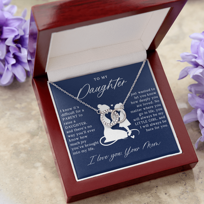 To My Daughter - Forever Linked Necklace