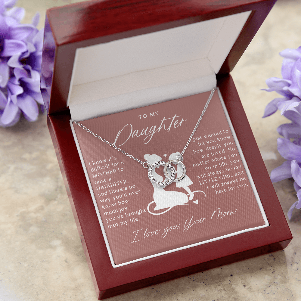 To My Daughter From Mom - Forever Linked Necklace