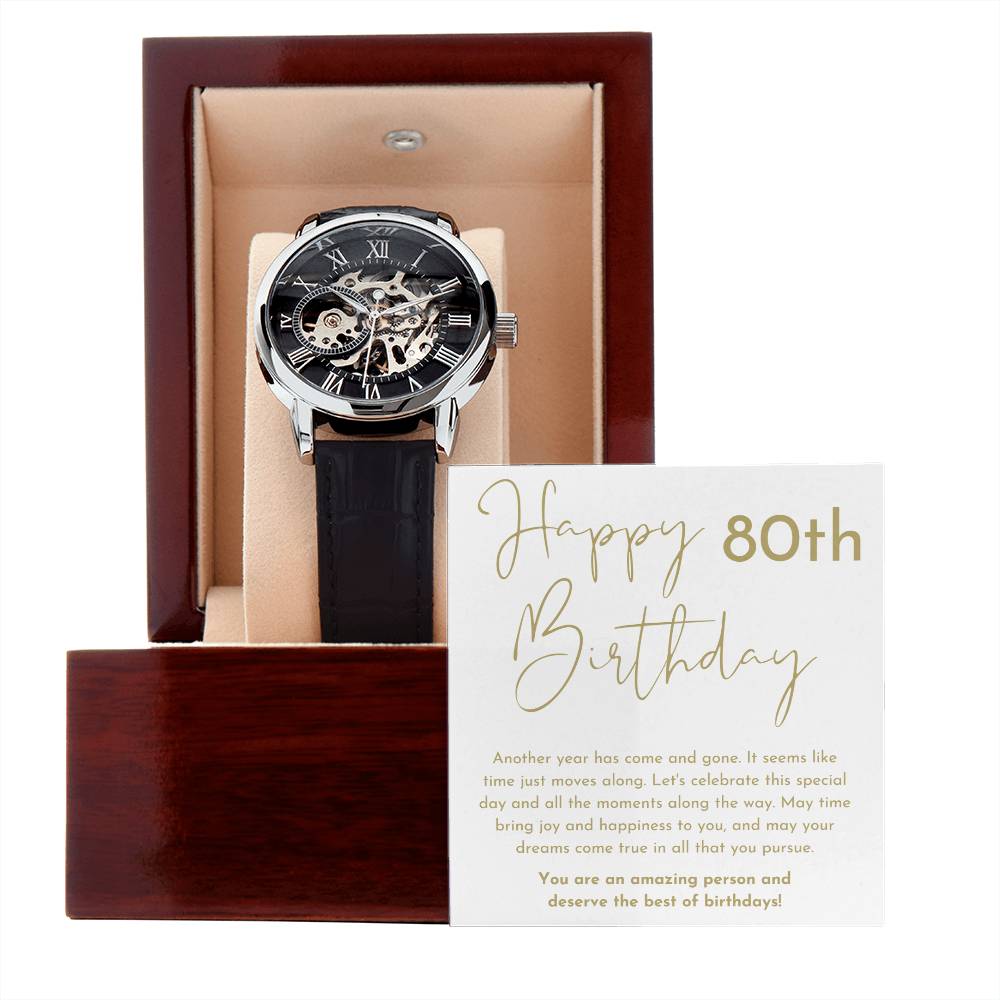 80th Birthday Gift For Him