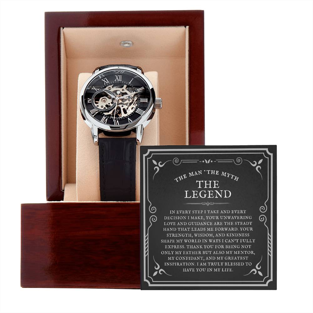 The Legend Dad Openwork Watch